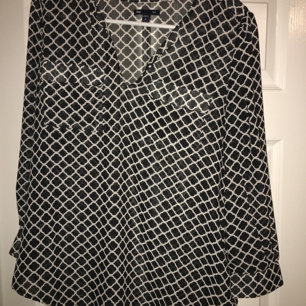 GAP printed sheet blouse